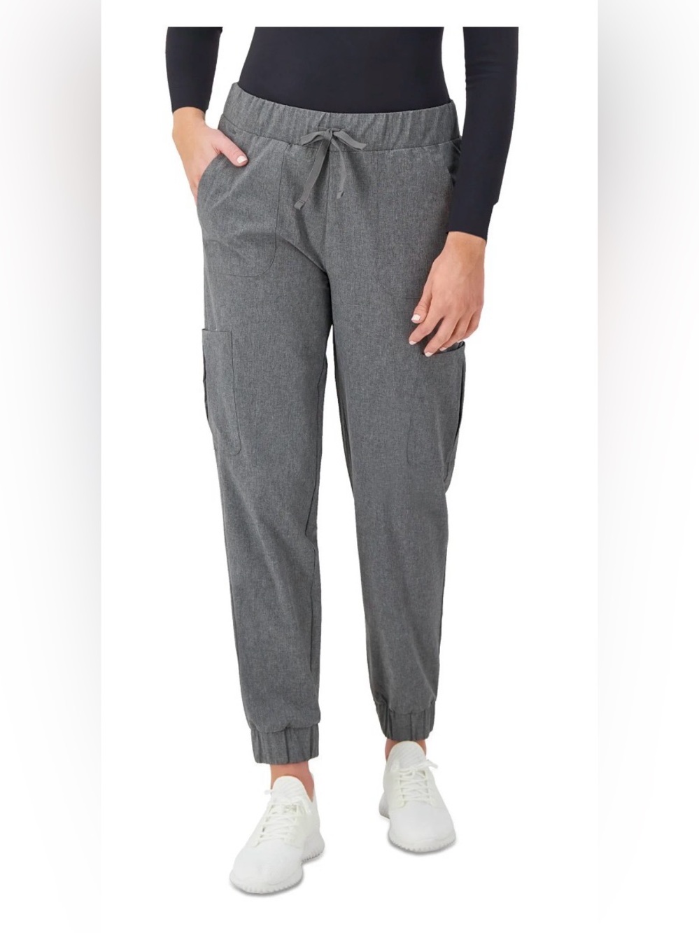 Hanes Womens Hanes Scrubs Drawstring Jogger Scrub Pants, Comfort Fit, Pockets
